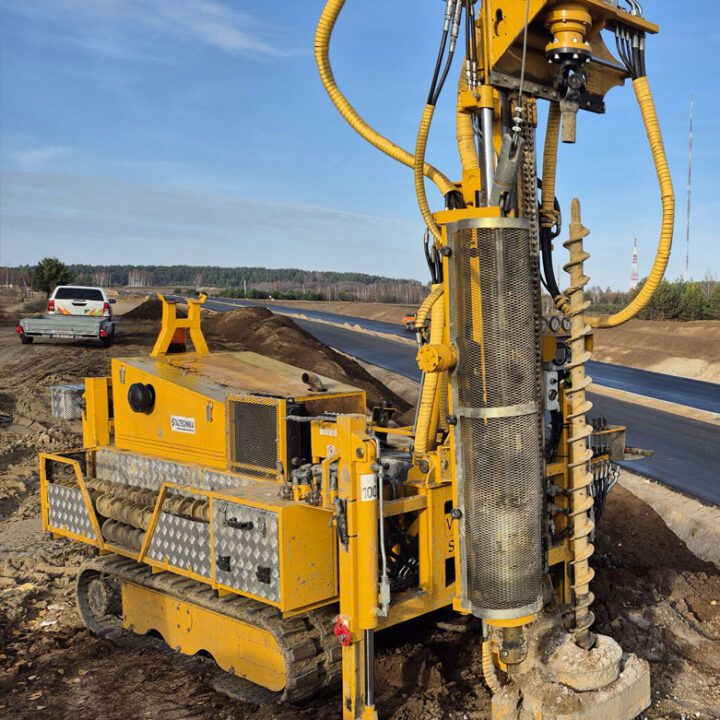 badanie gruntu pod drogę ekspresową