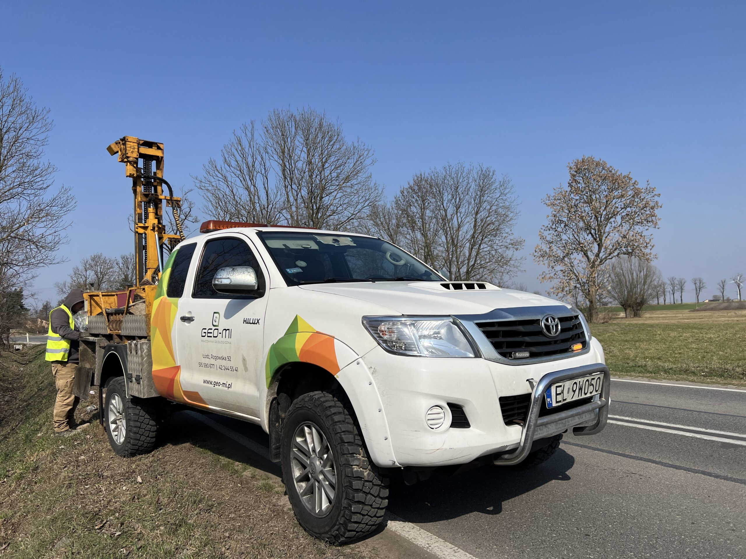 Badania geologiczne DW 584