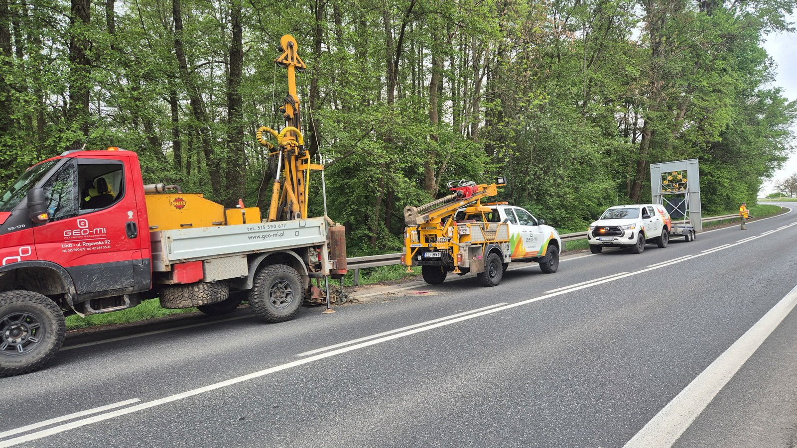 Prace geologiczne i geotechniczne na obwodnicy Brzegu w ciągu DK nr 39